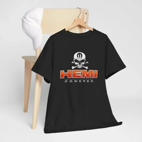 Mopar Hemi Powered Logo Cotton T-Shirt - Picture 2 of 6